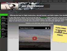 Tablet Screenshot of mikesflyingservice.com